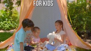 Make a Hula Hoop Tent