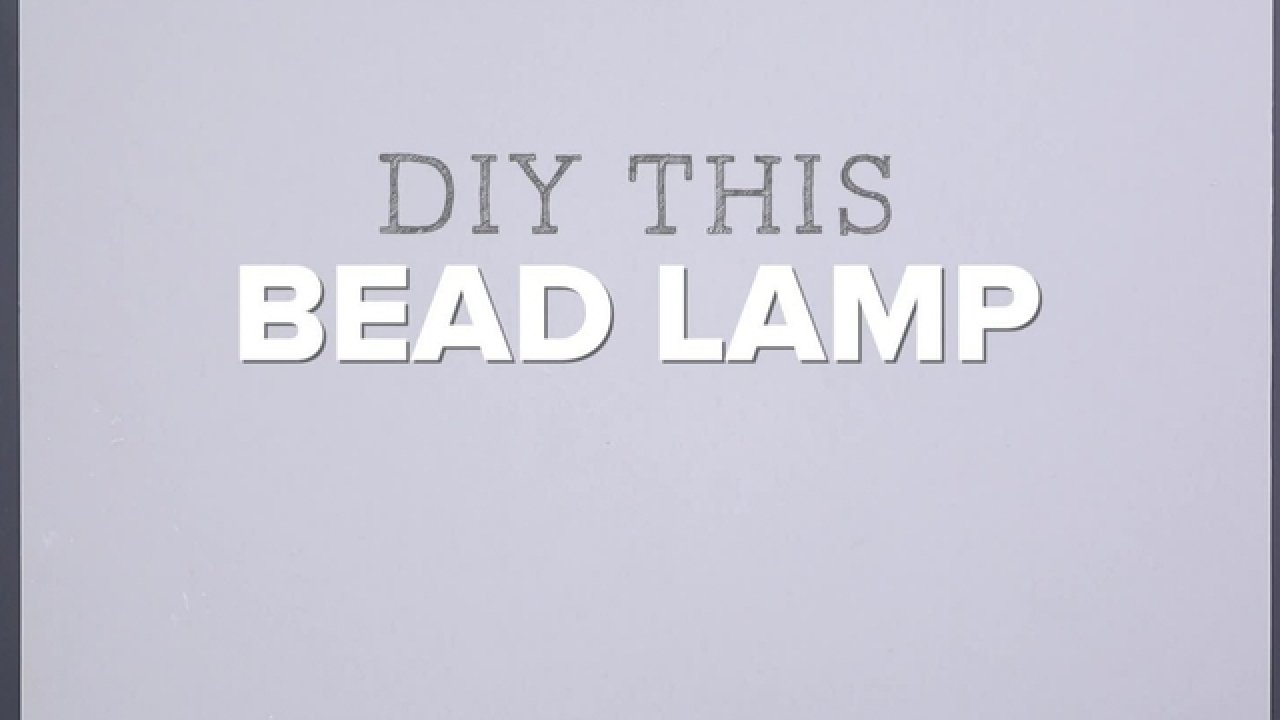 DIY Bead Lamp