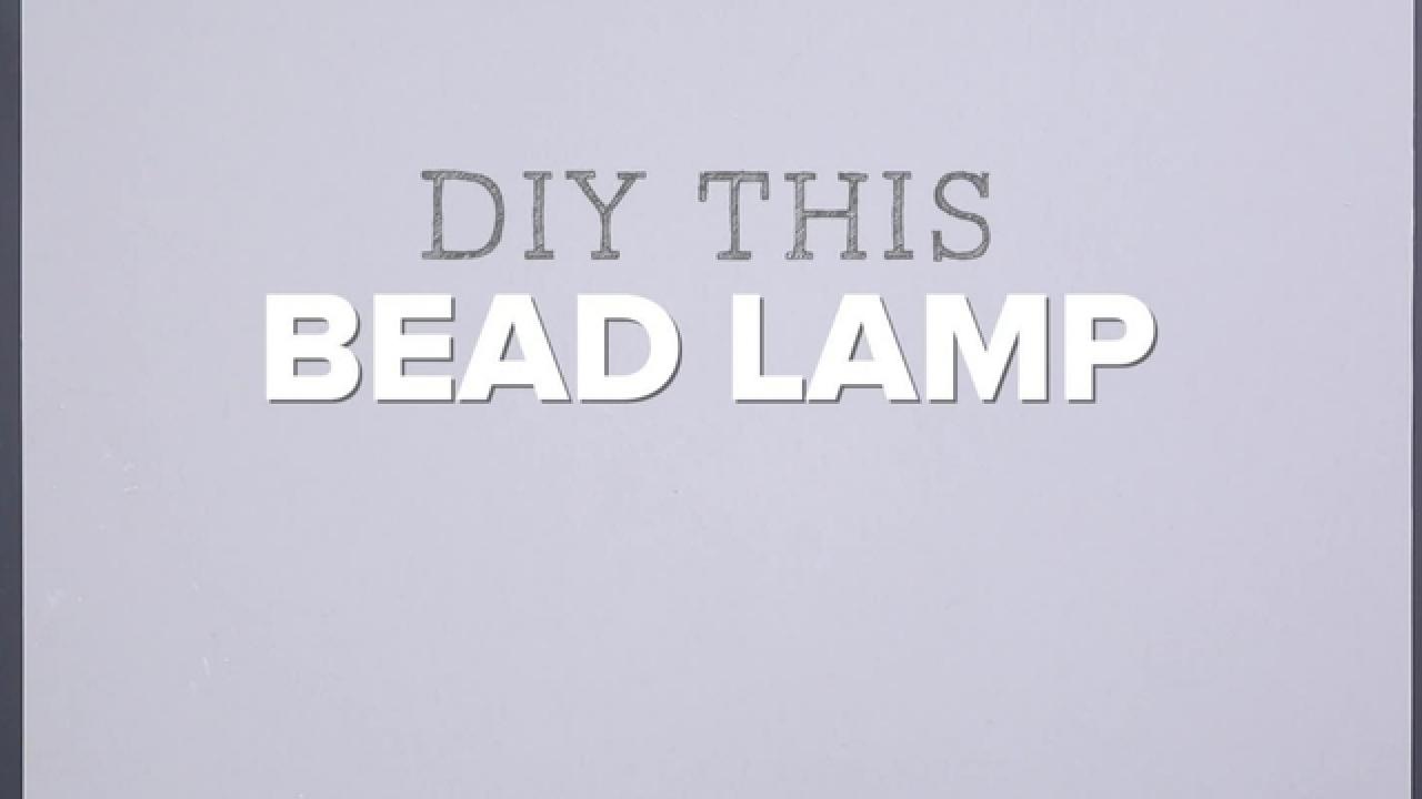 DIY Bead Lamp