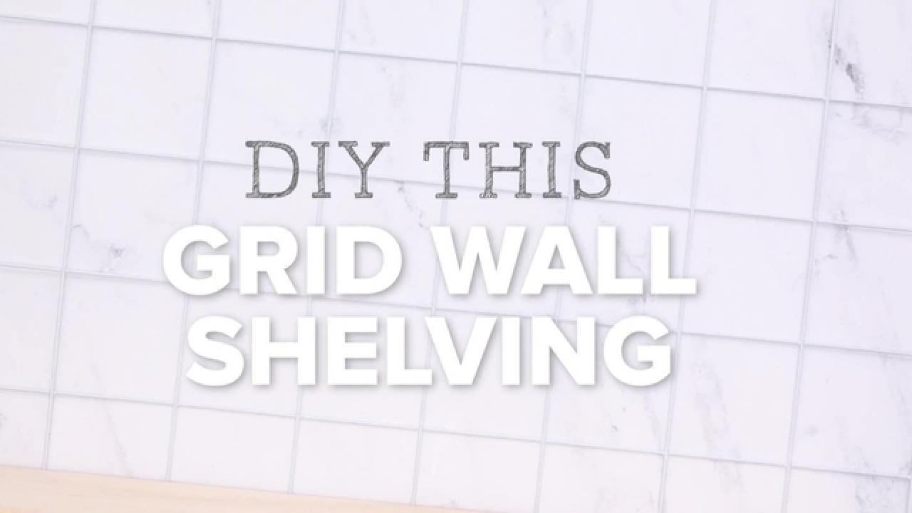 Grid Wall Shelving