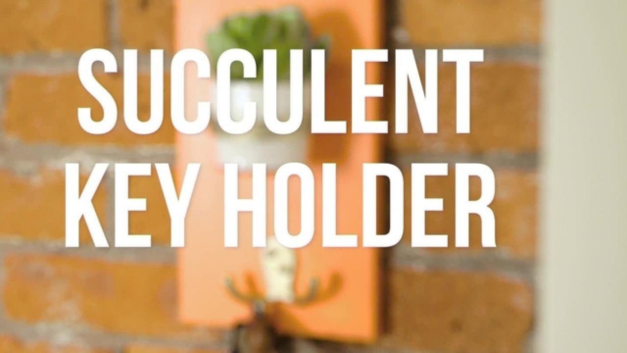 Succulent Key Holder