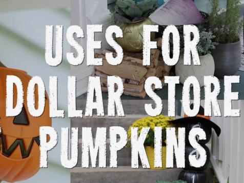 Dollar Store Pumpkins 3 Ways