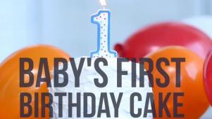 Baby's First Birthday Cake