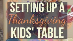 Thanksgiving Kids' Table