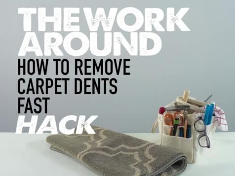 How to Lift Dents from Carpet