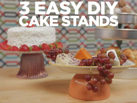 3 DIY Cake Stands