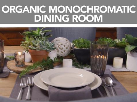 Monochromatic Dining Room