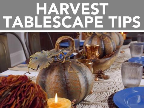 Modern Harvest Tablescape