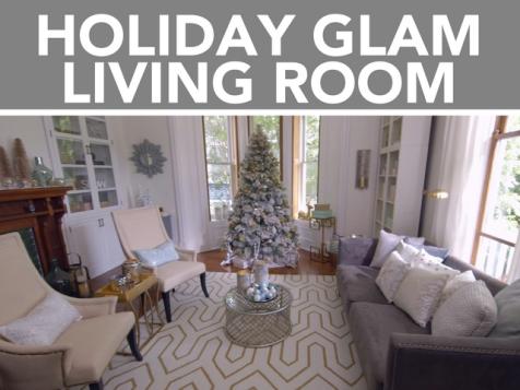 Holiday Glam Living Room