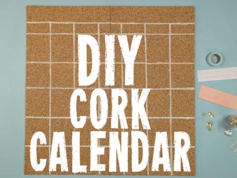 DIY Cork Calendar