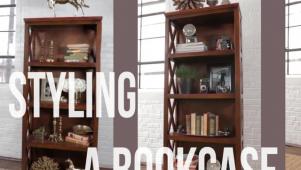 Styling a Bookcase Three Ways
