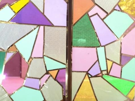 DIY Faux Stained Glass