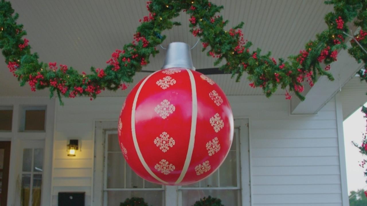 Giant Holiday Ornaments