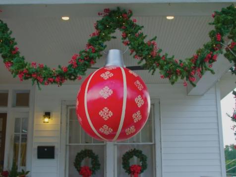 Giant Holiday Ornaments