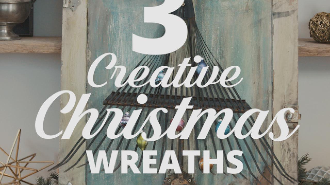 3 DIY Christmas Wreath Ideas