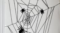 DIY Yarn Spiderweb