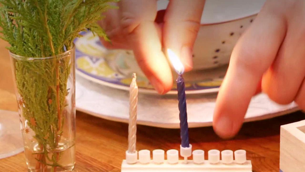 DIY Mini Menorah