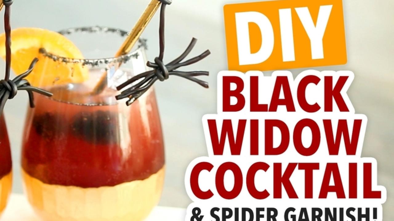 DIY Black Widow Cocktail