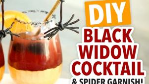 DIY Black Widow Cocktail