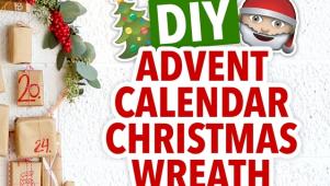 DIY Advent Calendar Wreath