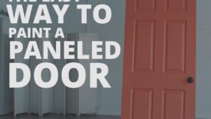 How to Paint a Paneled Door