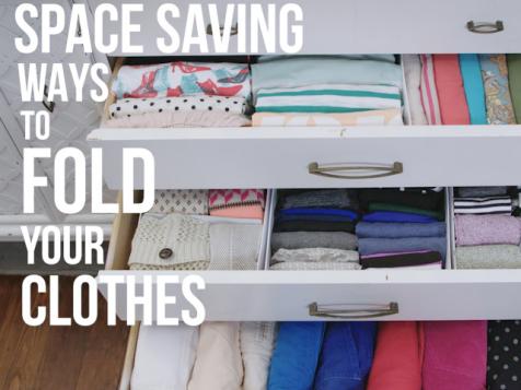 Folding Clothes to Save Space