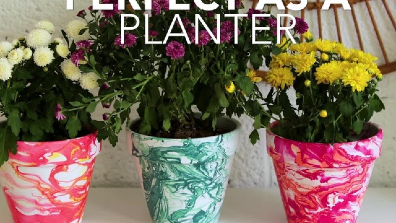 Chic Marbled Planters