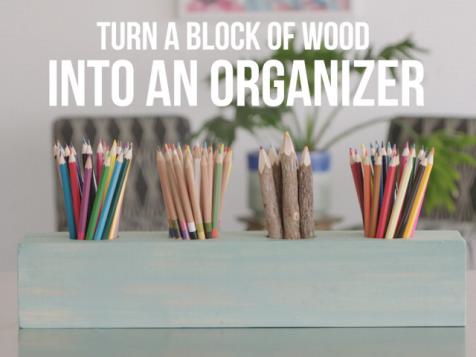 DIY Multi-Purpose Wood Organizer