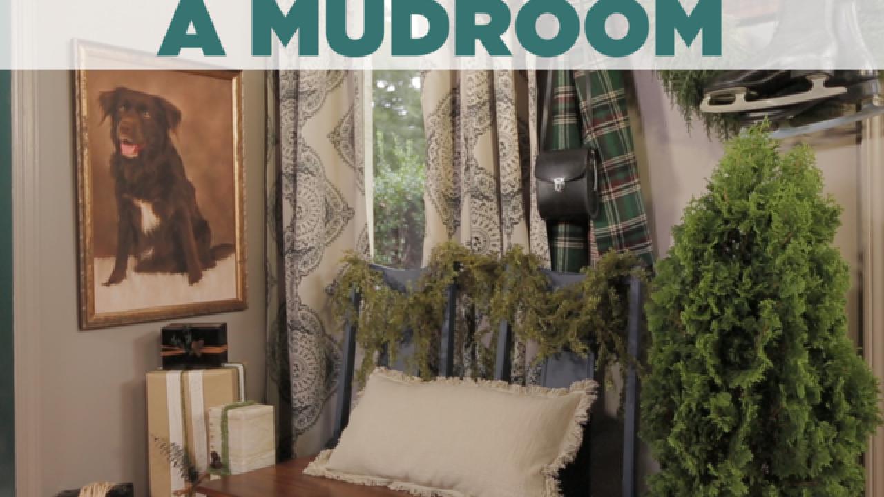 Fake a Mudroom for the Holidays