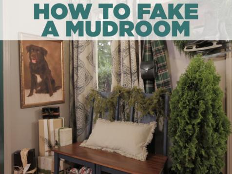 Fake a Mudroom for the Holidays
