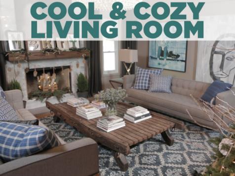 Cool and Cozy Living Room