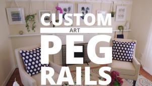Custom Art Peg Rail