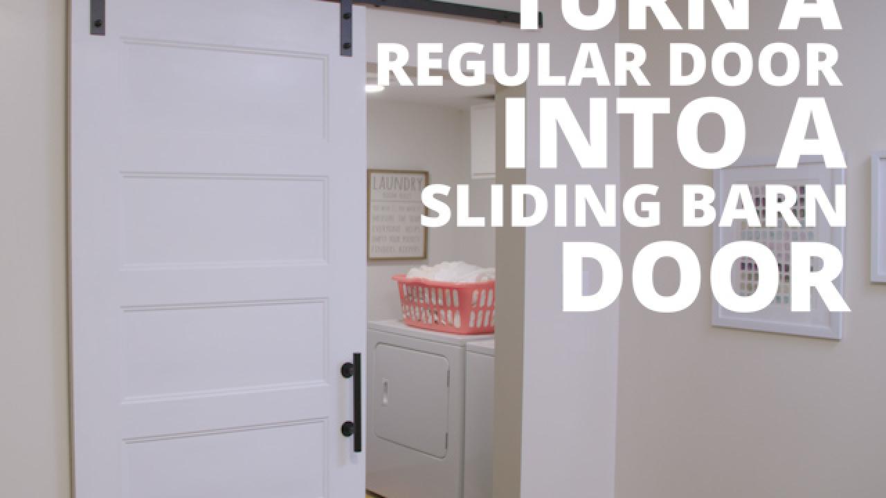 How to Replace a Regular Door With a Sliding Barn Door
