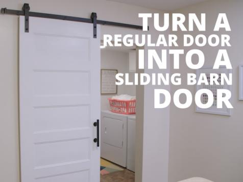 How to Replace a Regular Door with a Sliding Barn Door