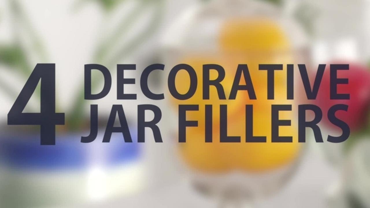 4 Decorative Jar Fillers