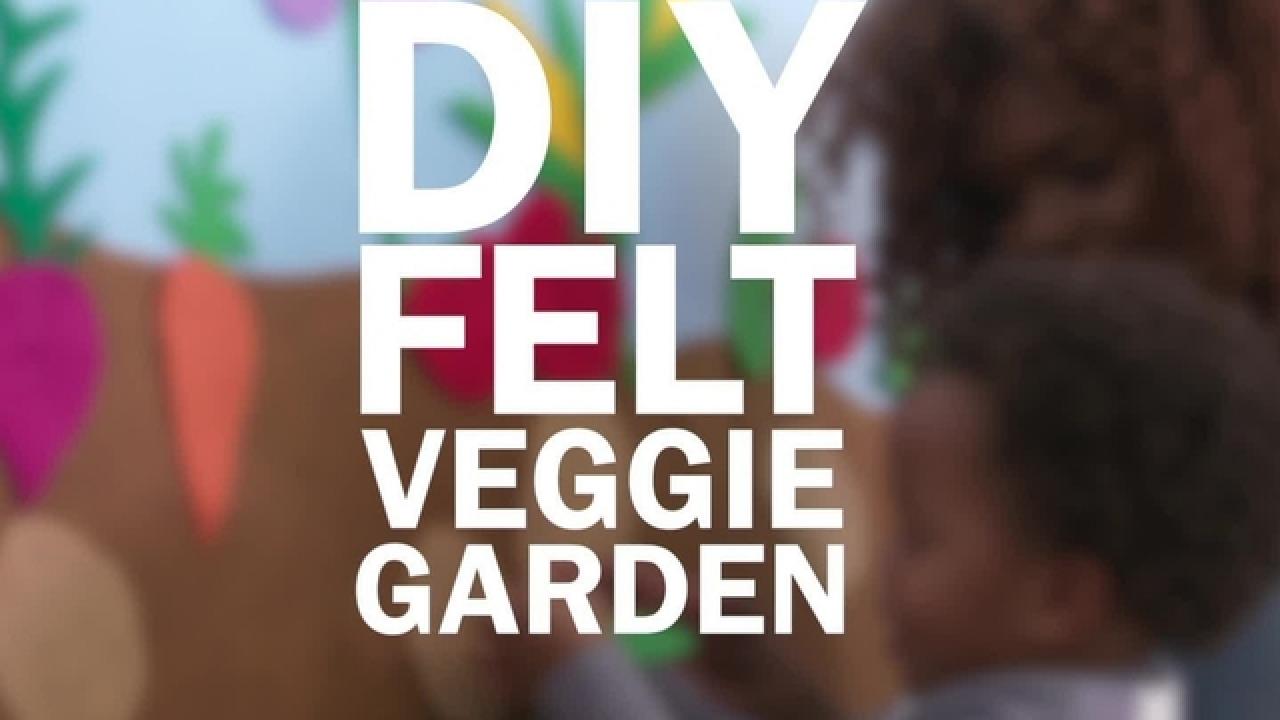 DIY Felt Veggie Garden