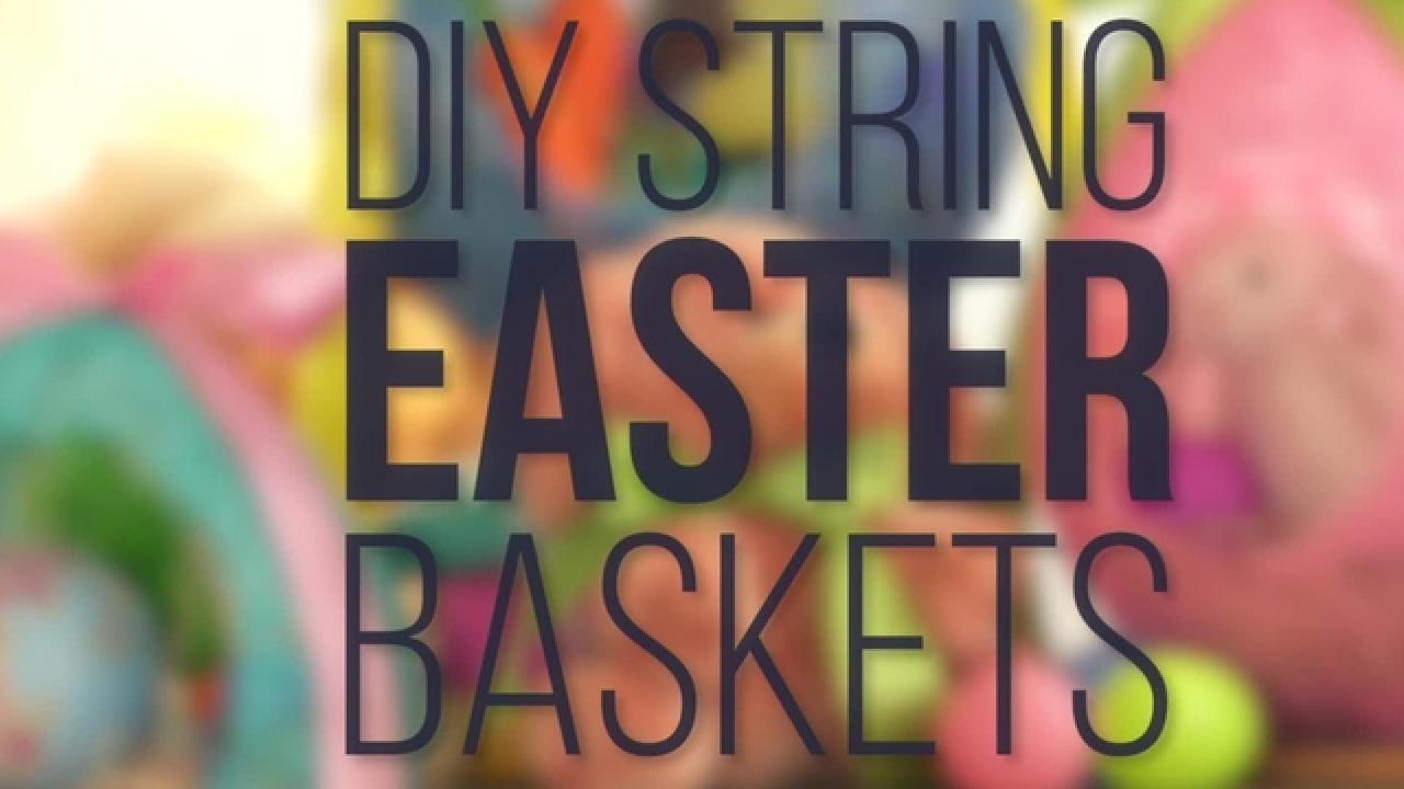DIY String Easter Baskets
