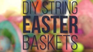 DIY String Easter Baskets