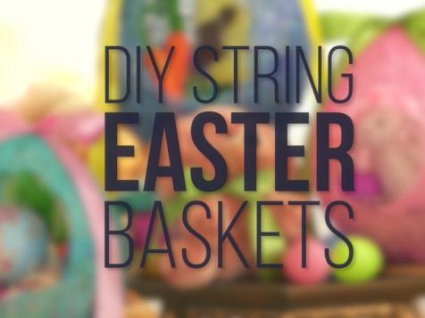 DIY String Easter Baskets