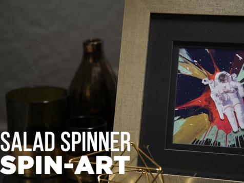 Salad Spinner Spin-Art