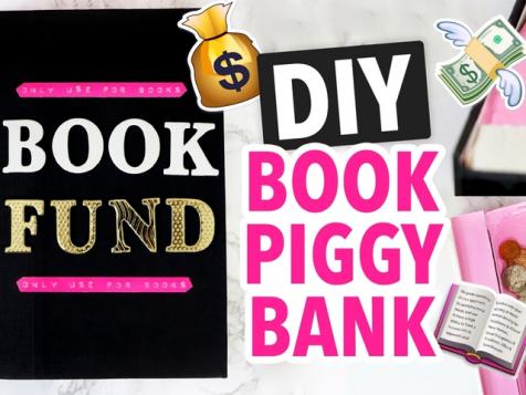 DIY Book Piggy Bank