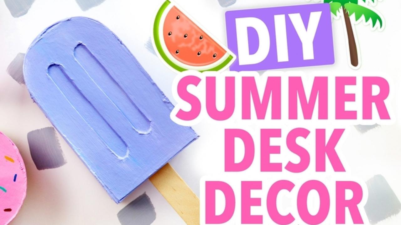 DIY Summer Desk Decor