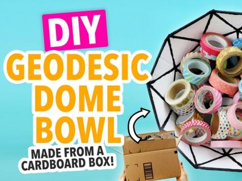 DIY Geodesic Dome Bowl