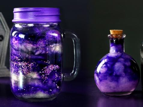 DIY Halloween Nebula Jar