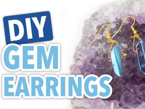 DIY Gem Earrings