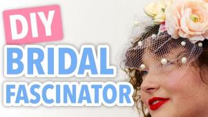 DIY Bridal Fascinator