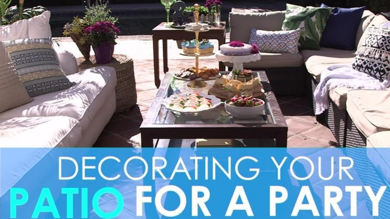 Decorating for a Patio Party