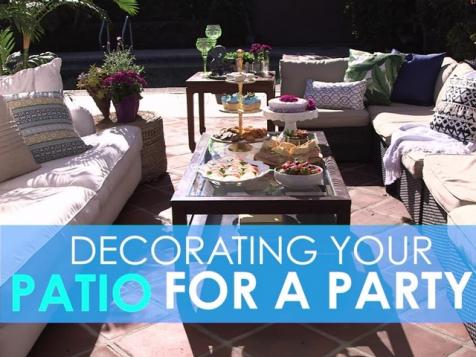 Decorating for a Patio Party