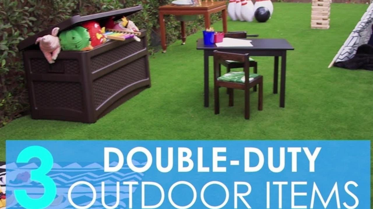 3 Double-Duty Outdoor Items