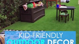 Kid-Friendly Outdoor Decor
